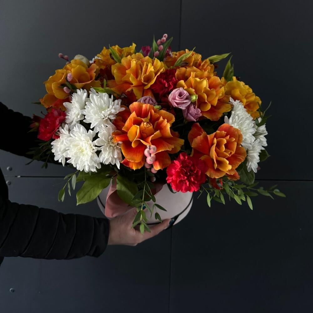 Цветы в коробке